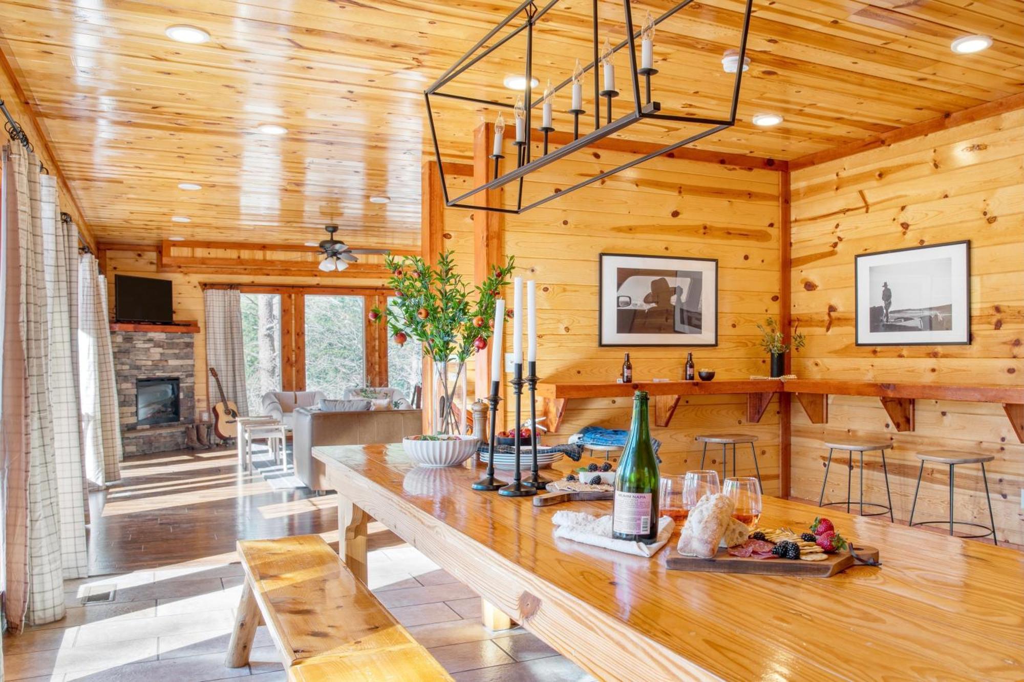 Sycamore By Avantstay Spectacular Mountain Home W Indoor Pool Hot Tub Home Theatre Fire Pit Sevierville Ngoại thất bức ảnh