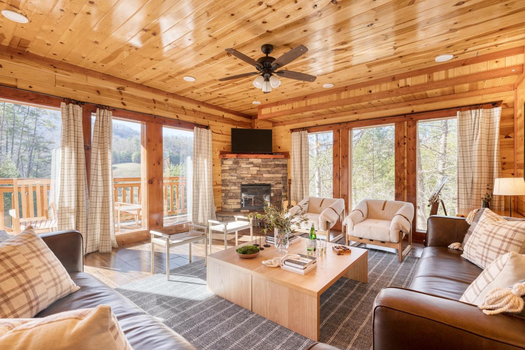 Sycamore By Avantstay Spectacular Mountain Home W Indoor Pool Hot Tub Home Theatre Fire Pit Sevierville Ngoại thất bức ảnh